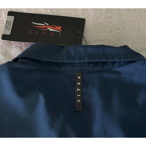 Sitka Gear Mens Button-Up Shirt XL Blue Employee Worldwide Power Products Logo - Picture 9 of 9
